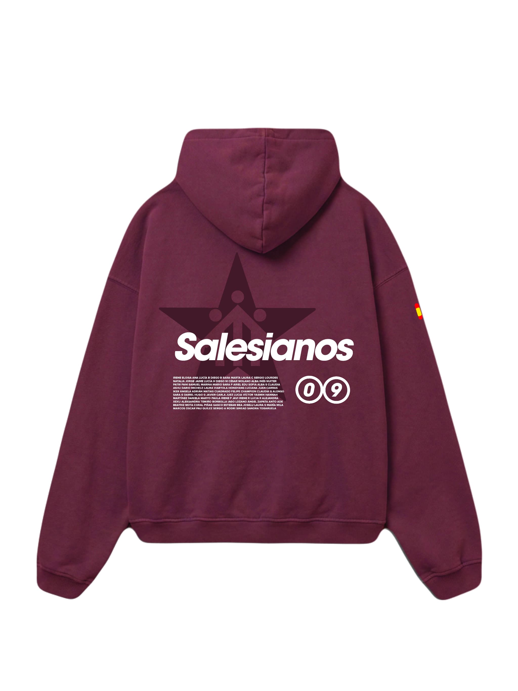 Diseño de sudadera personalizada de grupo nº 6