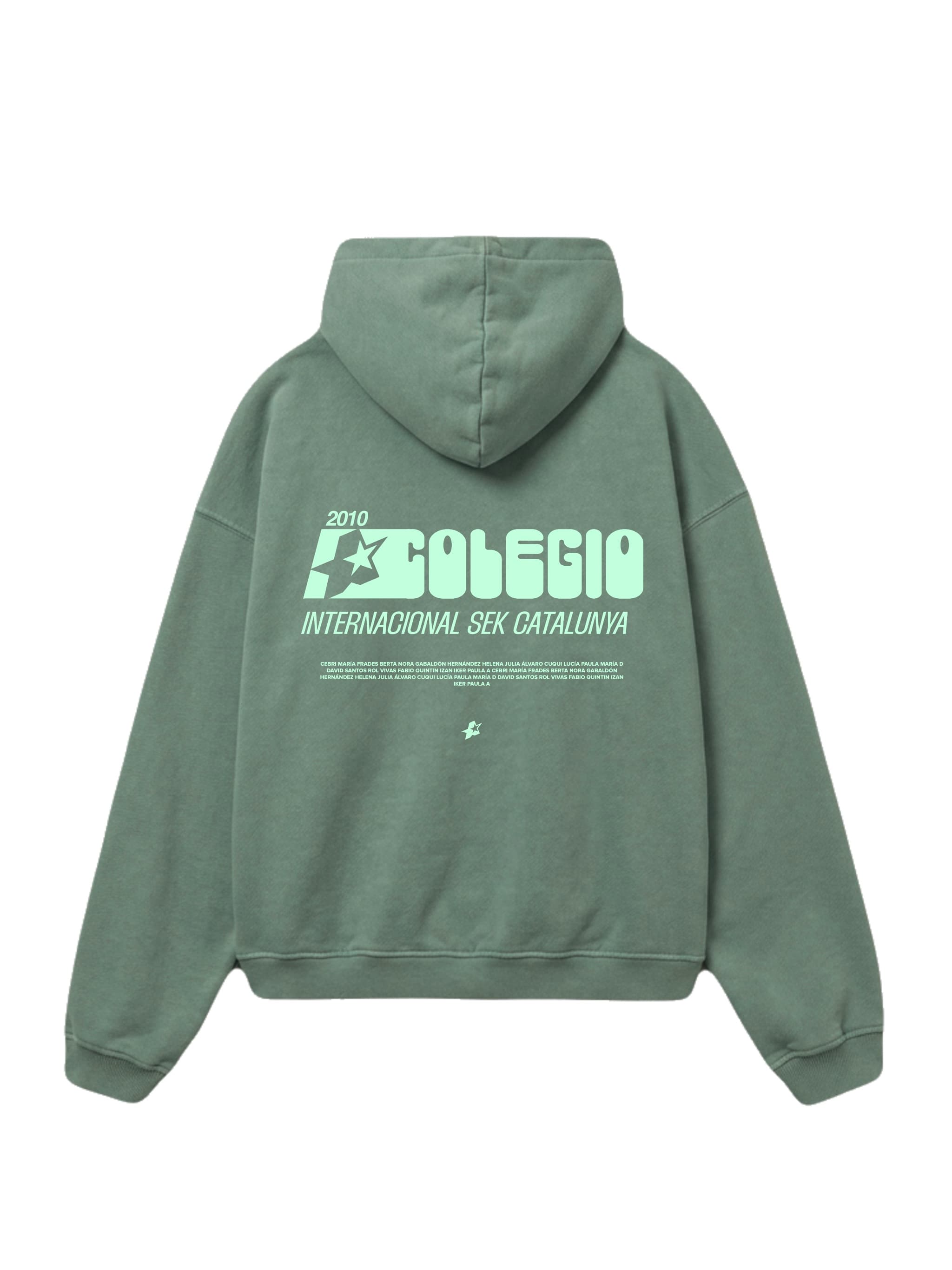 Diseño de sudadera personalizada de grupo nº 7