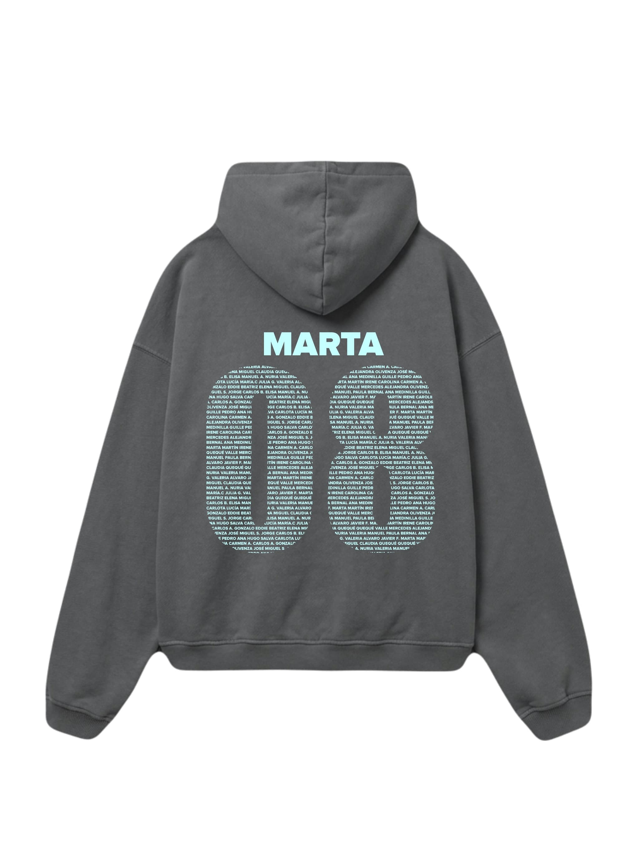 Diseño de sudadera personalizada de grupo nº 8