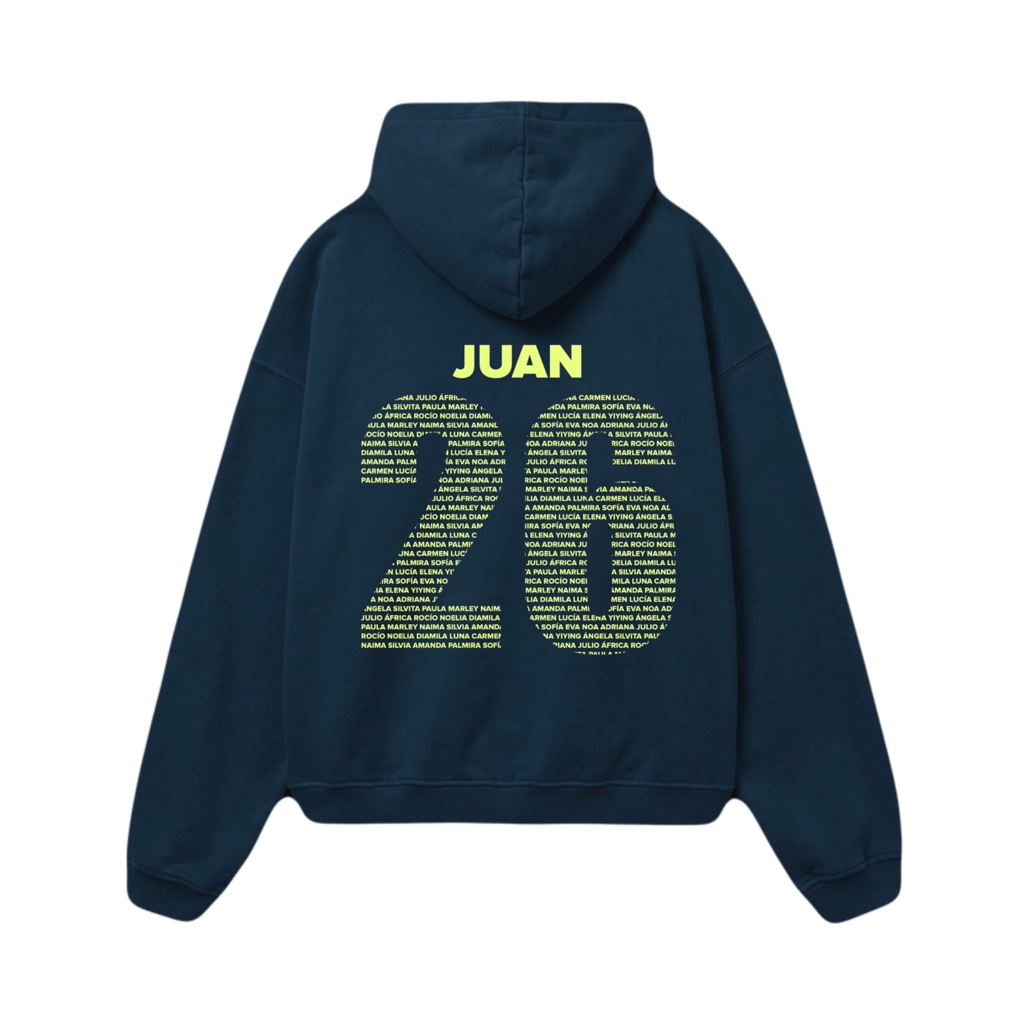Grupo de despedida con sudaderas iguales y la protagonista diferenciada