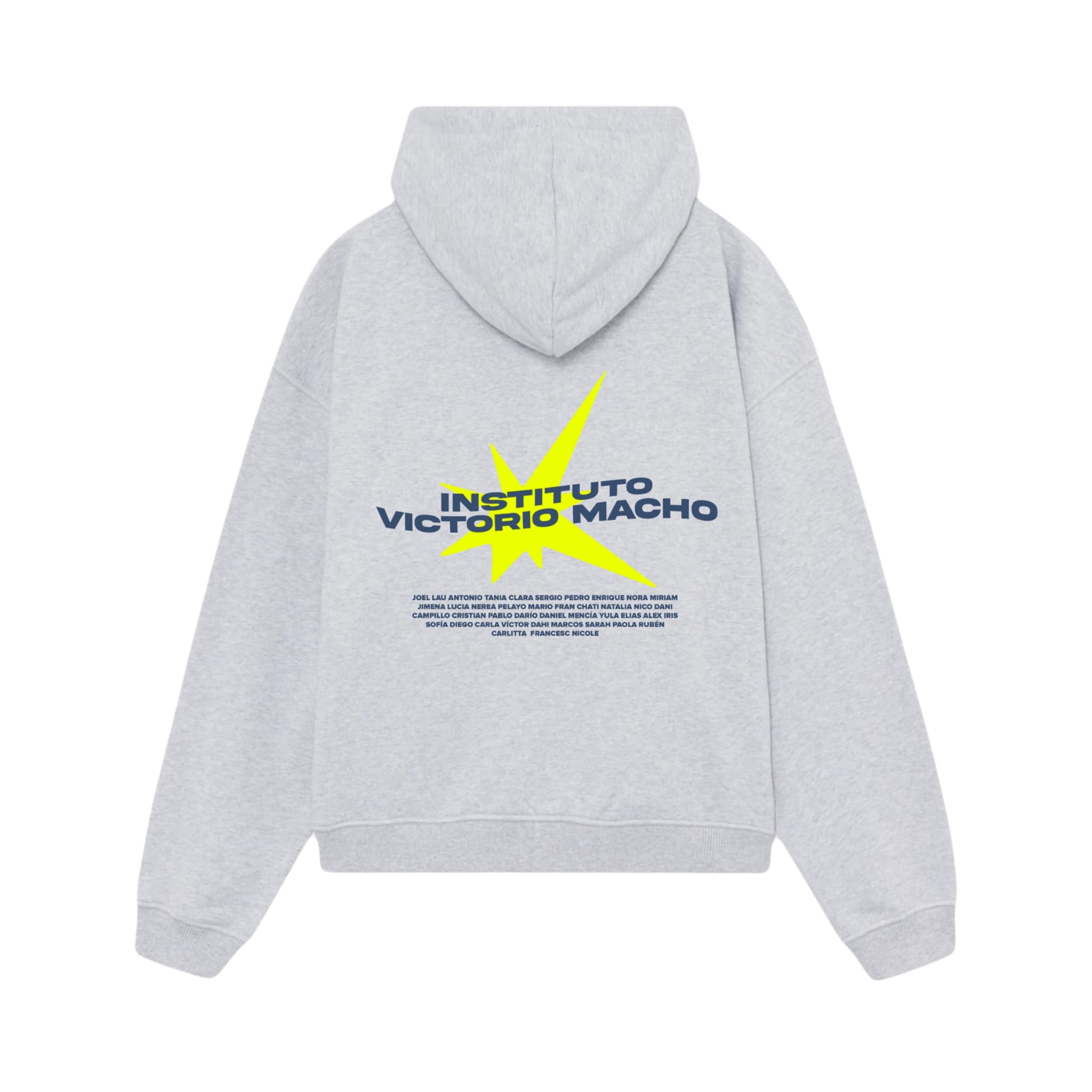 Promoción universitaria con sudaderas iguales