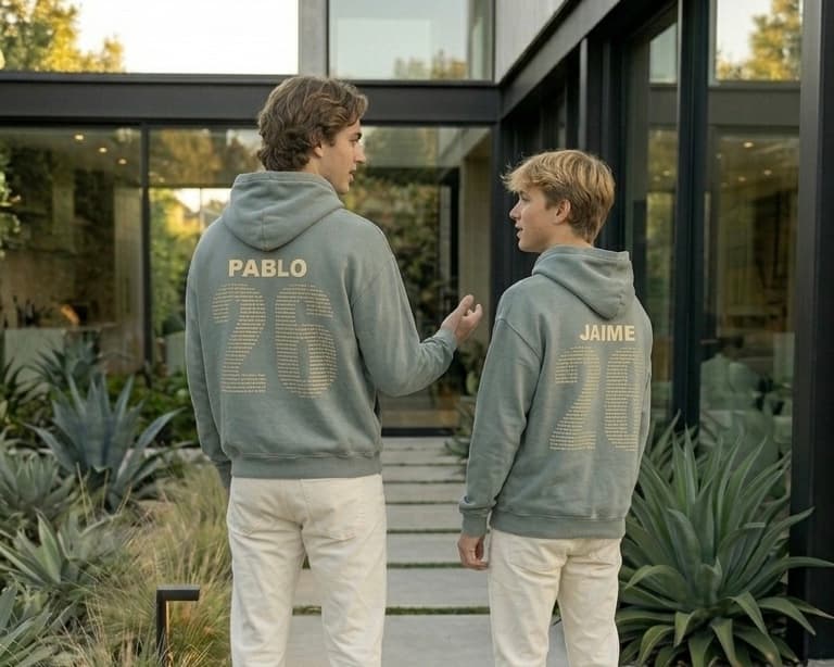 Sudadera de viaje de estudios con el destino impreso